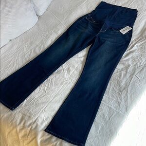 Signature by Levi Strauss Bootcut Full Panel Maternity Jeans